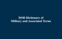 DOD Dictionary of Military and Associated Terms
